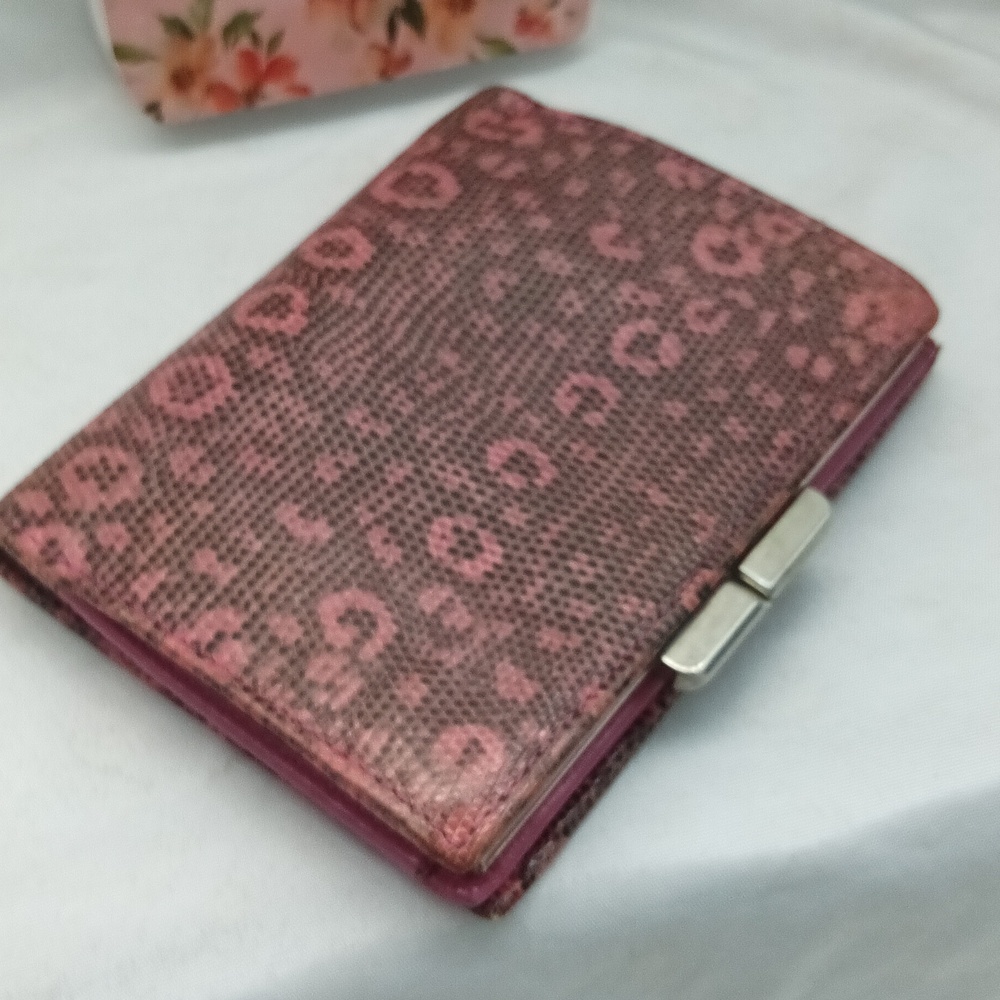 Cole Haan Italian Leather Wallet Card Holder Made In Italy